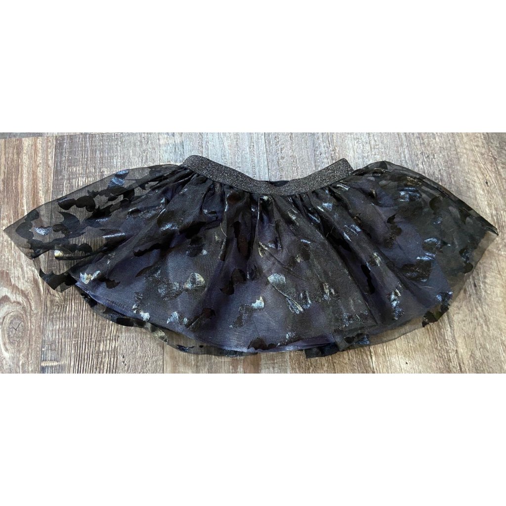 Black Hearts And Bats Tutu Size 18 Months